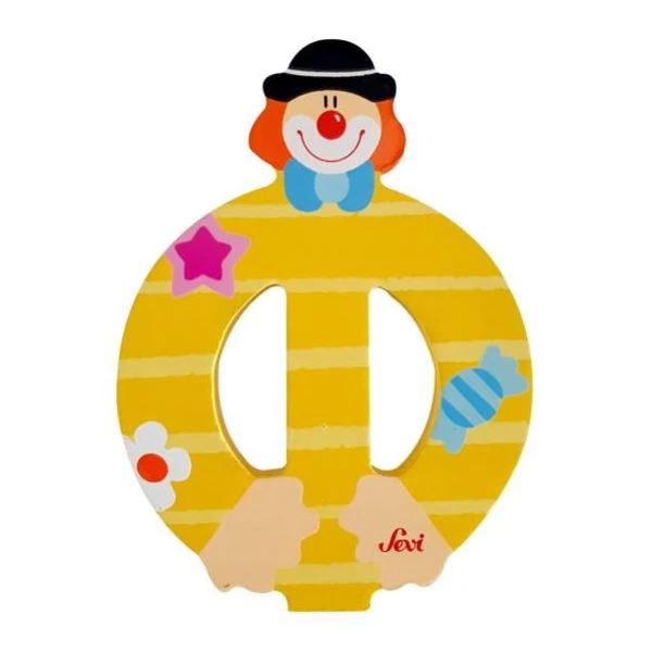 WOODEN LETTER Φ CLOWN