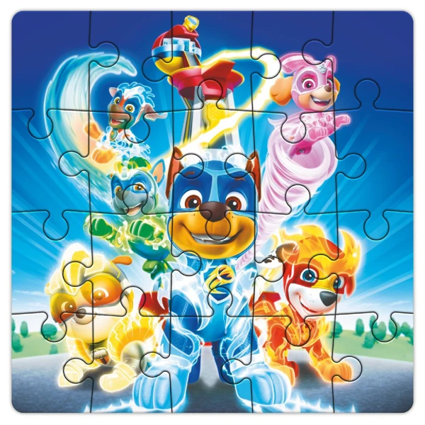 ΣΕΤ ΤΩΝ 2 ΜΑΓΝΗΤΙΚΩΝ ΠΑΖΛ PAW PATROL MIGHTY PUPS SUPER PAWS TRAVEL