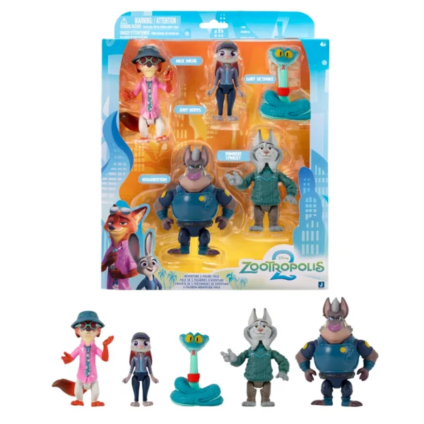 DISNEY ZOOTROPOLIS 2 ΣCOLLECTIBLE FIGURES 5-PACK
