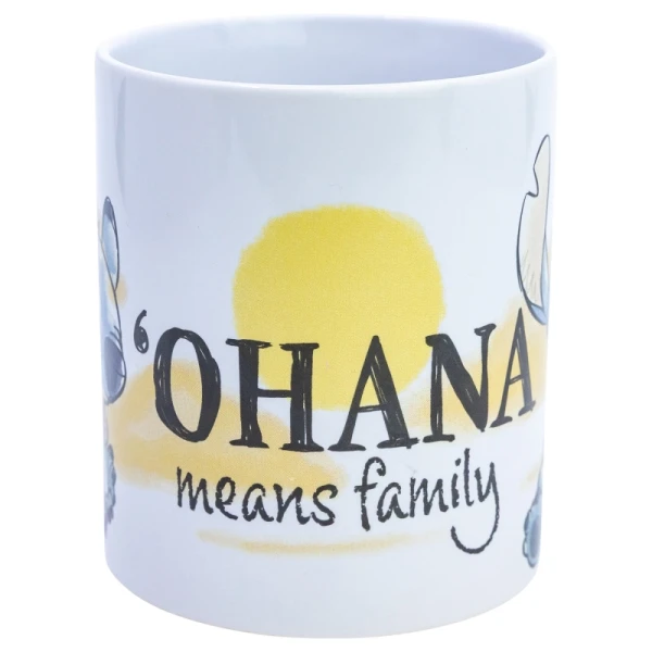 ΚΕΡAΜΙΚΗ ΚΟΥΠΑ 325ml STITCH & ANGEL OHANA MEANS FAMILY ΣΕ ΚΟΥΤΙ ΔΩΡΟΥ