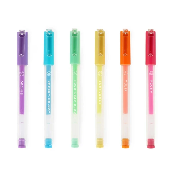 LEGAMI SET 6 MINI GEL PENS SPRING IS IN THE AIR PASTEL