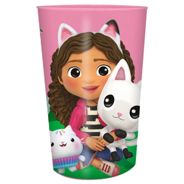 PLASTIC GLASS 250ml  GABBY\'S DOLLHOUSE