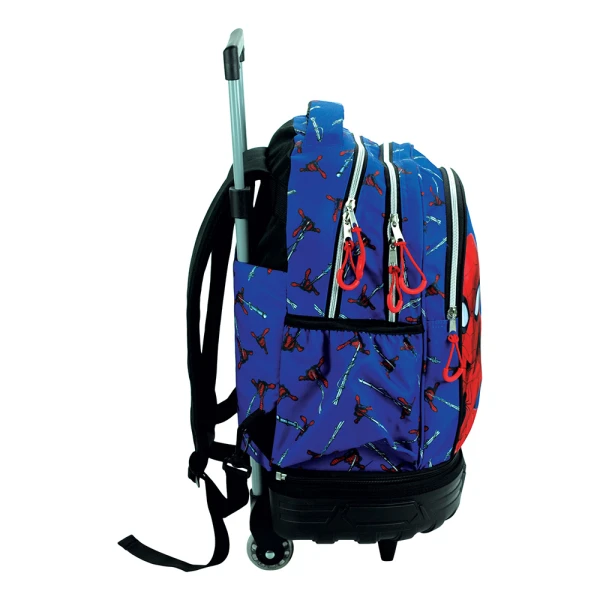 PRIMARY SCHOOL DETACHABLE TROLLEY SPIDERMAN EVERGREEN