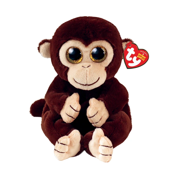 TY BEANIE BELLIES MATTEO PLUSH BROWN MONKEY 15 CM