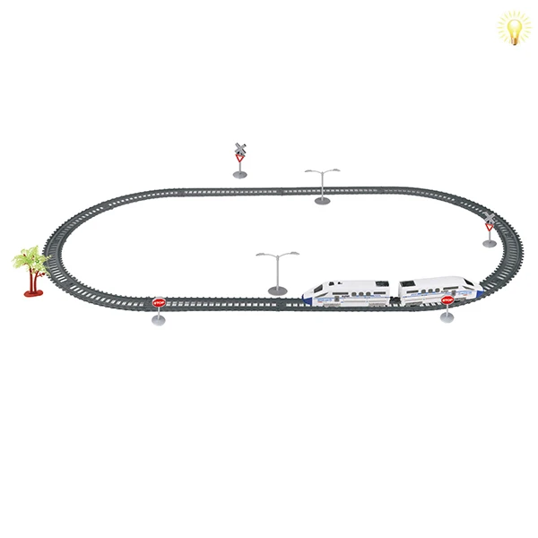 TRAIN WITH SMALL RAILWAY EXPRESS