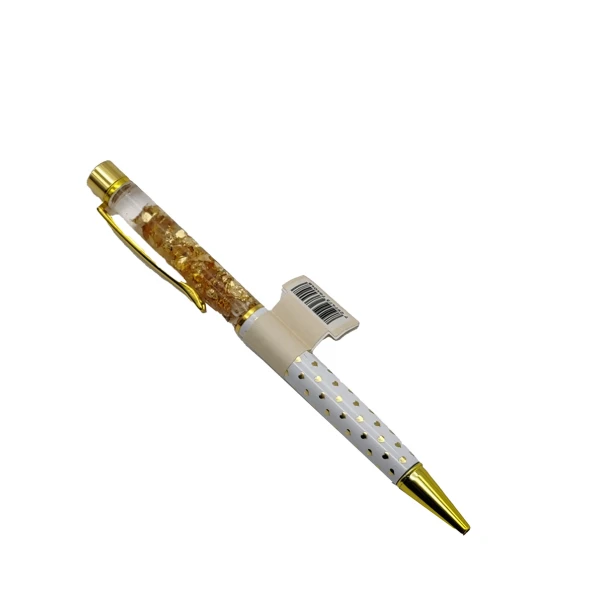 FUNKYFISH PEN WHITE GOLD HEARTS