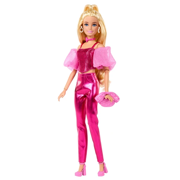 ΚΟΥΚΛΑ BARBIE DELUXE STYLE METALLICS - ΡΟΖ ΣΥΝΟΛΟ