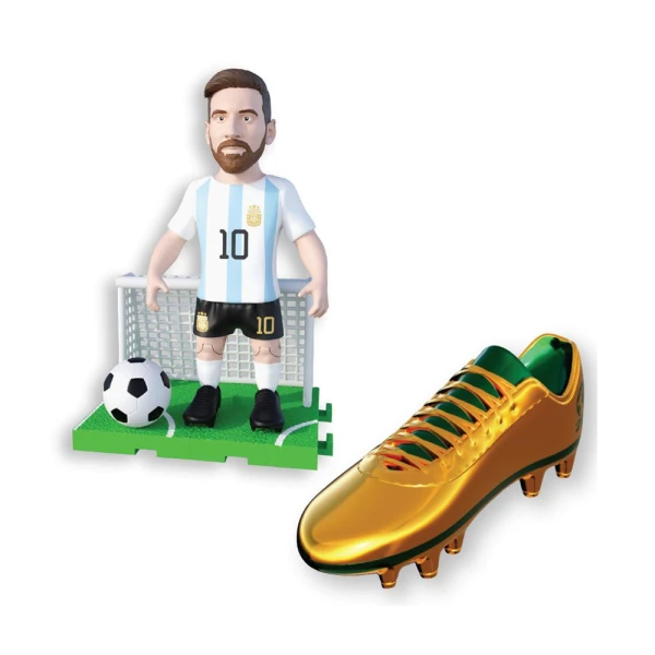 SUPERGOAL MUNDIAL ΧΡΥΣΟ ΠΑΠΟΥΤΣΙ ΚΑΨΟΥΛΑ ΕΚΠΛΗΞΗ ΜΕ ΦΙΓΟΥΡΑ ΠΟΔΟΣΦΑΙΡΙΣΤΗ 7.5 εκ.