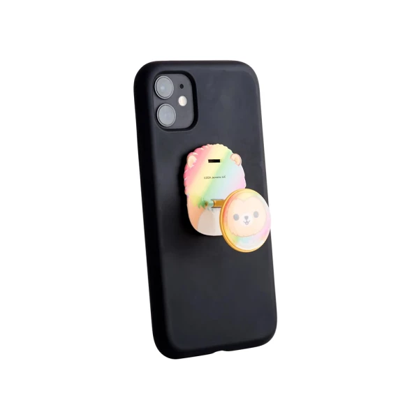 SQUISHMALLOWS UNIVERSAL PHONE GRIP & ΒΑΣΗ ΣΤΗΡΙΞΗΣ - LEONARD THE LION