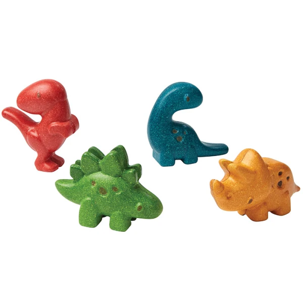 PLAN TOYS ΞΥΛΙΝΟ ΣΕΤ ΔΕΙΝΟΣΑΥΡΩΝ