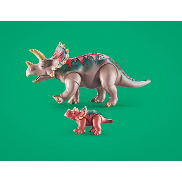 PLAYMOBIL DINOS ΤΡΙΚΕΡΑΤΟΠΕΣ ΚΑΙ ΕΞΕΡΕΥΝΗΤΗΣ