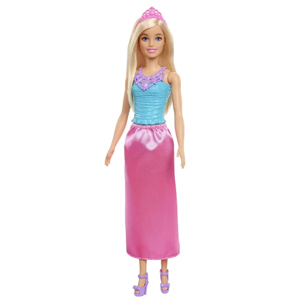 ΚΟΥΚΛΑ BARBIE ΠΡΙΓΚΙΠΙΚΟ ΦΟΡΕΜΑ ΜΠΛΕ-ΡΟΖ