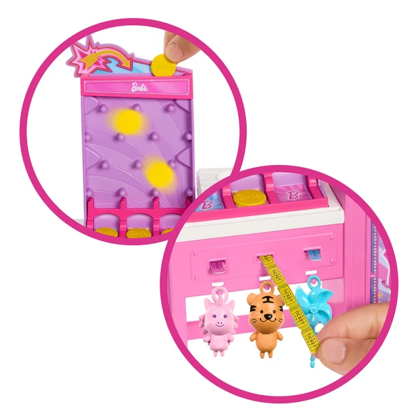 BARBIE MYSTERIES BEACH DETECTIVES MALIBU DOLL & CARNIVAL GAMES