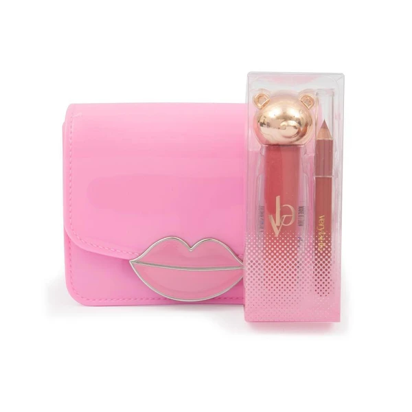 VERY BELLA MINI BAG WITH LIP GLOSS AND PENCIL - 2 COLOURS