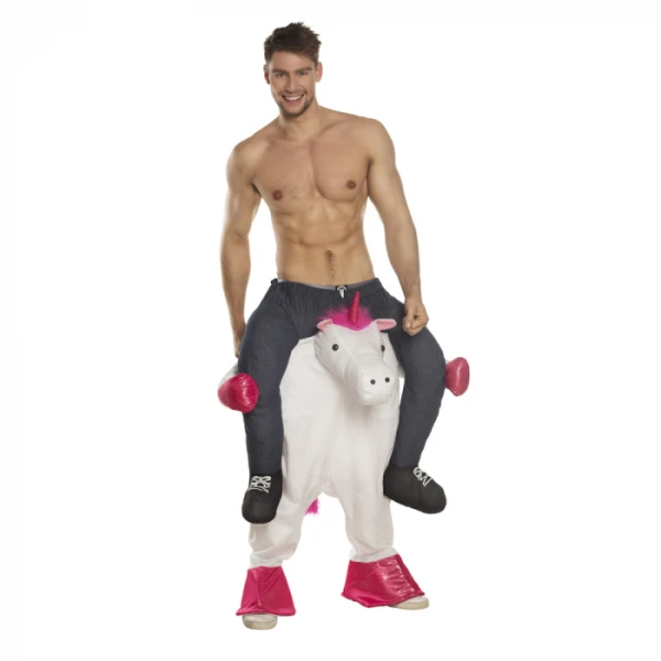 ADULTS COSTUME FUNNY UNICORN ONE SIZE