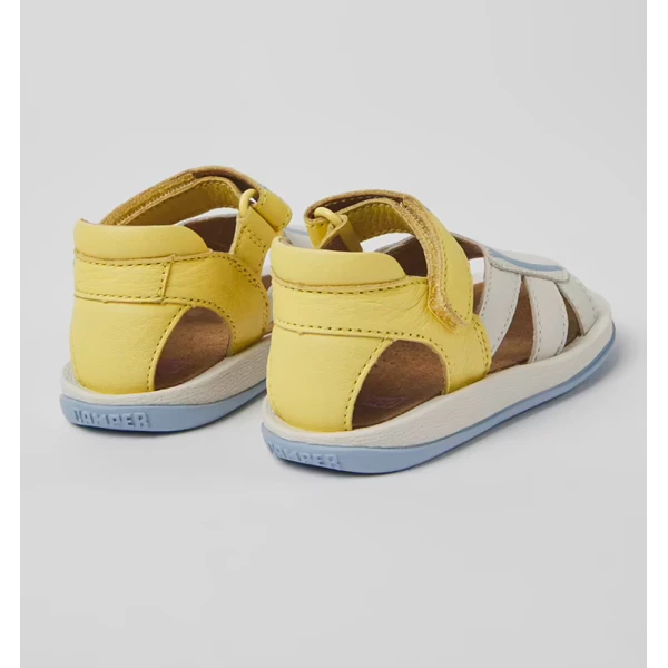 CAMPER KIDS SANDALS BOY BICHO TWINS YELLOW-WHITE