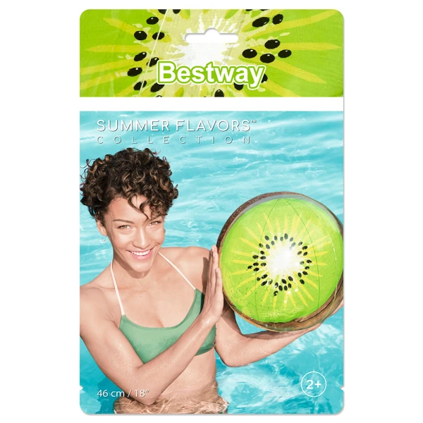 BESTWAY INFLATABLE BEACH BALL 46 cm FRUITS GREEN