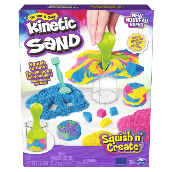 KNS KINETIC SAND SQUISH N\' CREATE