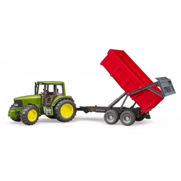 BRUDER ΤΡΑΚΤΕΡ JOHN DEERE 6920 ΜΕ ΑΝΑΤΡΕΠΟΜΕΝΗ ΚΑΡΟΤΣΑ