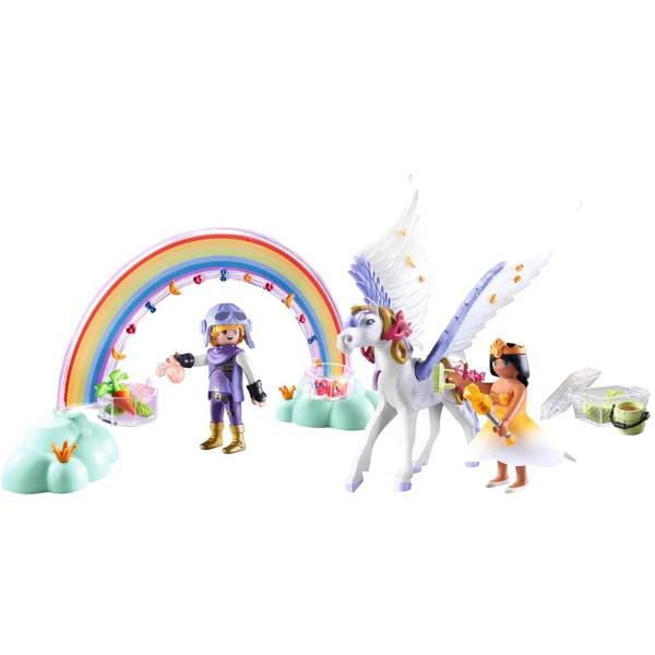 PLAYMOBIL PRINCESS MAGIC PEGASUS WITH RAINBOW IN THE CLOUDS