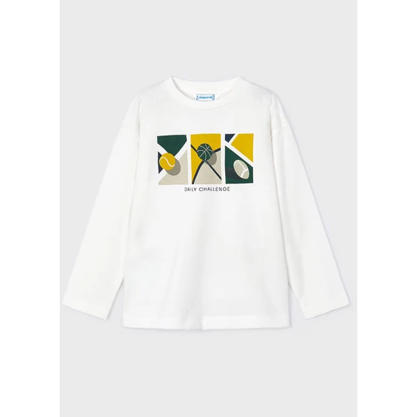 MAYORAL LONG SLEEVES BLOUSE DAILY CREAM-YELLOW