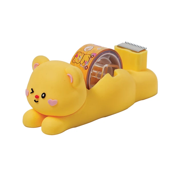 ΒΑΣΗ ΚΟΛΛΗΤΙΚΗΣ ΤΑΙΝΙΑΣ 1,8 εκ. 10 μέτρα  HAPPY LIFE YELLOW BEAR