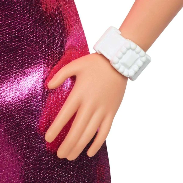 BARBIE FASHIONISTAS DOLL - FUCHSIA HEART DRESS