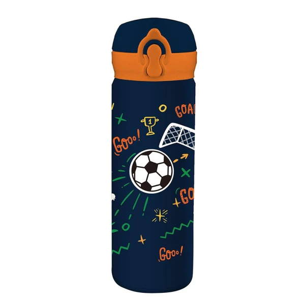 MUST TEAM ΑΝΟΞΕΙΔΩΤΟ ΠΑΓΟΥΡΙ ΘΕΡΜΟΣ 500ml 8X22 εκ. ΜΕ ΚΑΛΑΜΑΚΙ - 4 ΣΧΕΔΙΑ