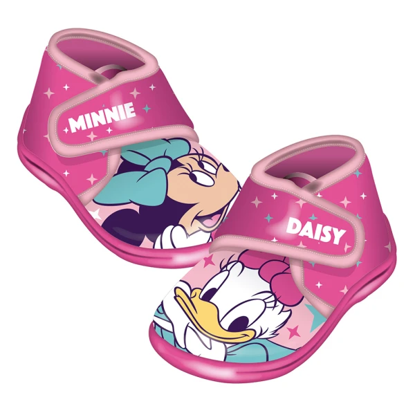 KIDS ΒΟΟΤ SLIPPERS MINNIE & DAISY PINK