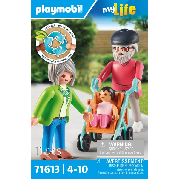 PLAYMOBIL CITY LIFE GRANDMA WITH BABY