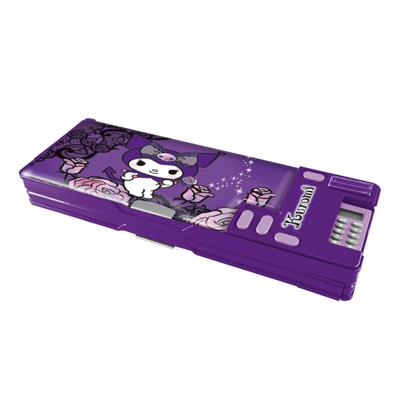 RETRO PENCIL CASE - PURPLE KUROMI