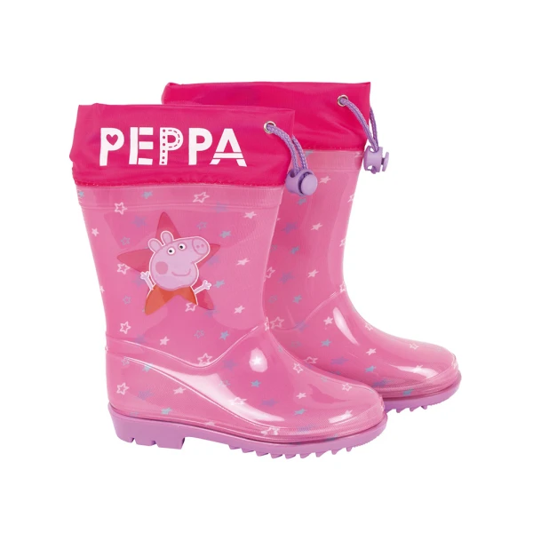 ΠΑΙΔΙΚΕΣ ΜΠΟΤΕΣ ΒΡΟΧΗΣ ΡΟΖ PEPPA PIG