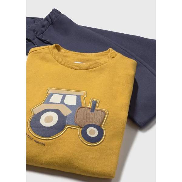 MAYORAL TRACKSUIT SWEATSHIRT TROUSERS MUSTARD 