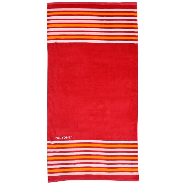 ΠΕΤΣΕΤΑ ΘΑΛΑΣΣΗΣ PANTONE STRIPES ΚΟΚΚΙΝΗ