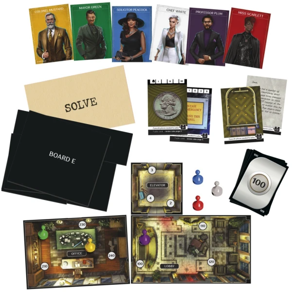 ΕΠΙΤΡΑΠΕΖΙΟ ΠΑΙΧΝΙΔΙ CLUEDO ESCAPE THE MIDNIGHT HOTEL