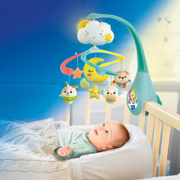 BABY CLEMENTONI NEWBORN BABY SWEET DREAM COT MOBILE FOR 0+ MONTHS