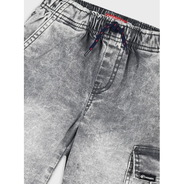ENERGIERS BERMUDA SHORTS BOY GREY DENIM