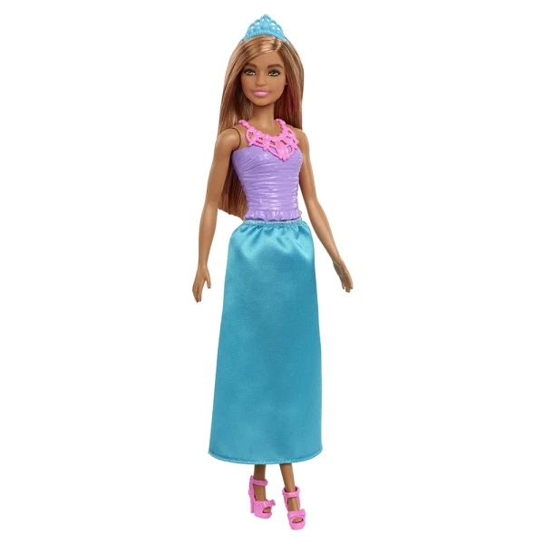 ΚΟΥΚΛΑ BARBIE ΠΡΙΓΚΙΠΙΚΟ ΦΟΡΕΜΑ ΜΩΒ-ΜΠΛΕ