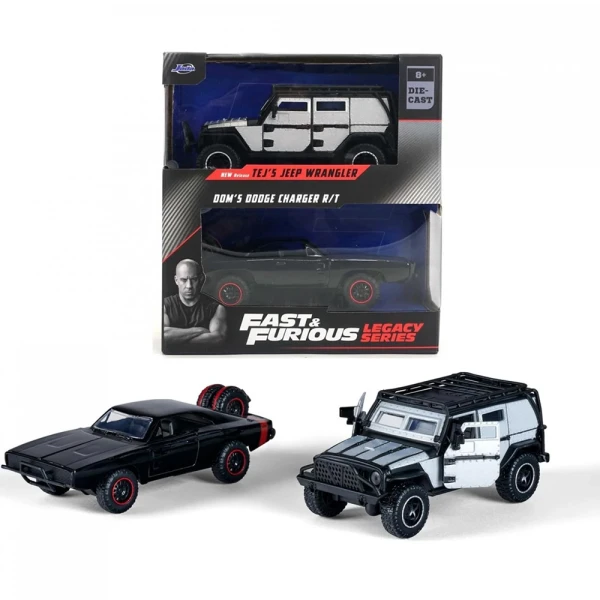FAST & FURIOUS CARS 1:32 LEGACY SERIES TWIN PACK W2