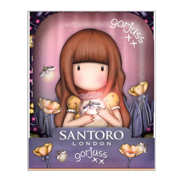GORJUSS SANTORO PUFFY KEYCHAIN NOTEBOOK IN THE FOREST - 2 DESIGNS