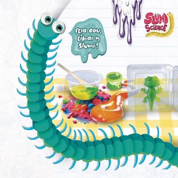 LISCIANI SLUMI SCIENCE POCKET SQUISH CHAMELEON