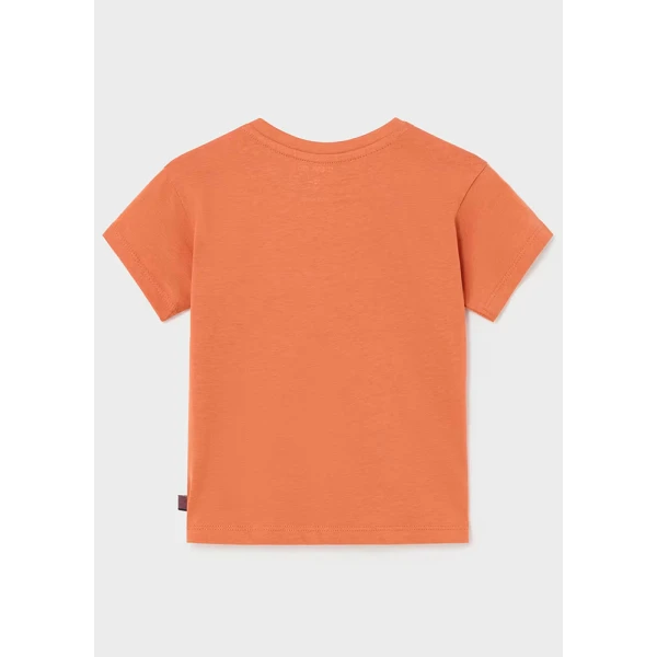MAYORAL SHORT SLEEVES BLOUSE PLAY FUN SOFT ORANGE