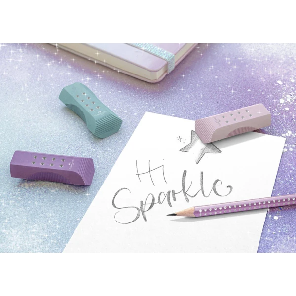 FABER-CASTELL ΓΟΜΑ ROLL-ON SPARKLE COSMIC - 3 ΧΡΩΜΑΤΑ