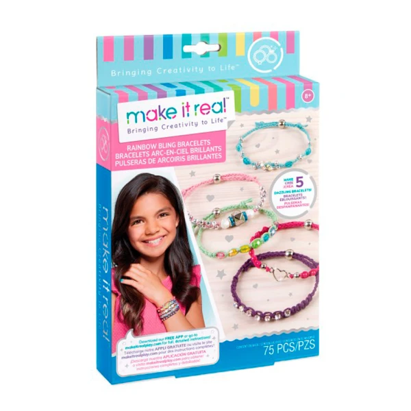MAKE IT REAL - RAINBOW BLING BRACELETS