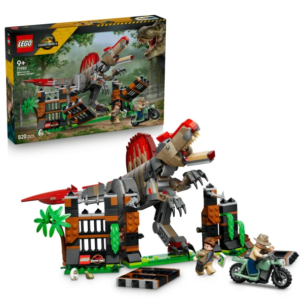 LEGO JURASSIC WORLD SPINOSAURUS ESCAPE