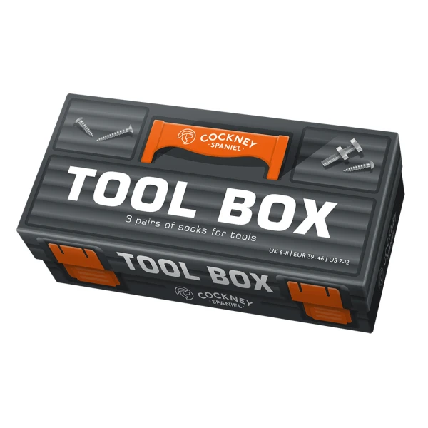 MEN SOCKS No 39-46 SET TOOL BOX