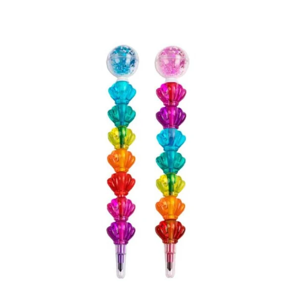 CRAYONS RAINBOW WITH 7 COLOURS - 2 DESIGNS