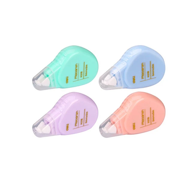 DELI ΔΙΟΡΘΩΤΙΚΗ ΤΑΙΝΙΑ 5mmX5m MINI MACARON - 4 ΧΡΩΜΑΤΑ