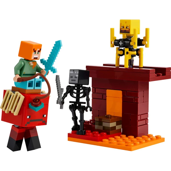 LEGO® MINECRAFT® Η ΜΑΧΗ ΣΤΗ ΛΑΒΑ ΤΩΝ ΕΓΚΑΤΩΝ