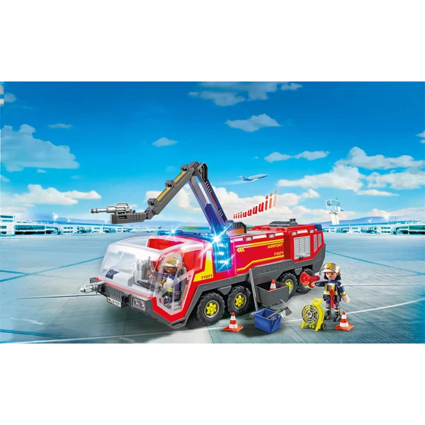 PLAYMOBIL CITY ACTION ΠΥΡΟΣΒΕΣΤΙΚΟ ΟΧΗΜΑ ΜΕ ΦΩΤΑ, ΗΧΟ ΚΑΙ ΠΥΡΟΣΒΕΣΤΙΚΟ ΚΑΝΟΝΙ